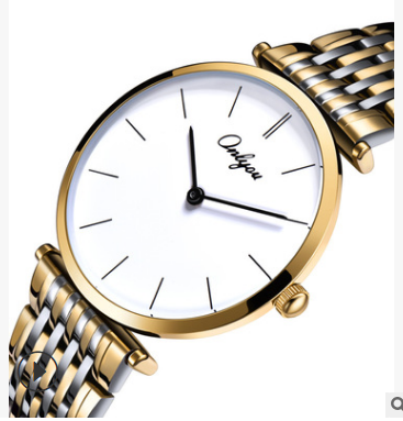 Couple's Steel Quartz Watch - Minimalist Slim Design