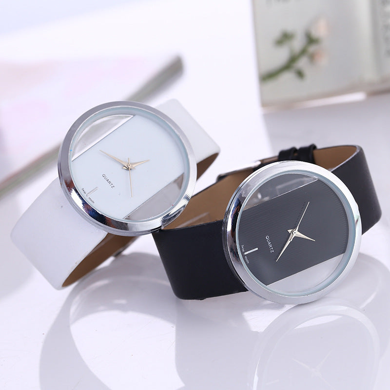 Minimalist Transparent Hollow Vintage Women's Quartz Watch