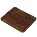 Genuine Leather Card Holder Wallet for Men and Women