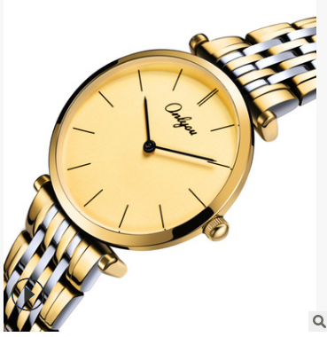 Couple's Steel Quartz Watch - Minimalist Slim Design