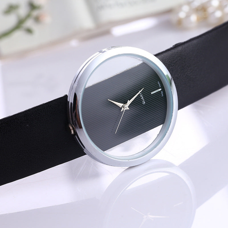 Minimalist Transparent Hollow Vintage Women's Quartz Watch