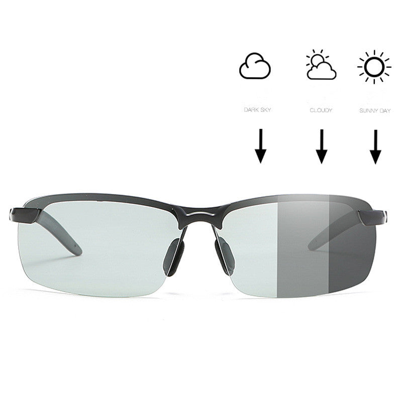 Men's Polarized Retro Photochromic Sunglasses