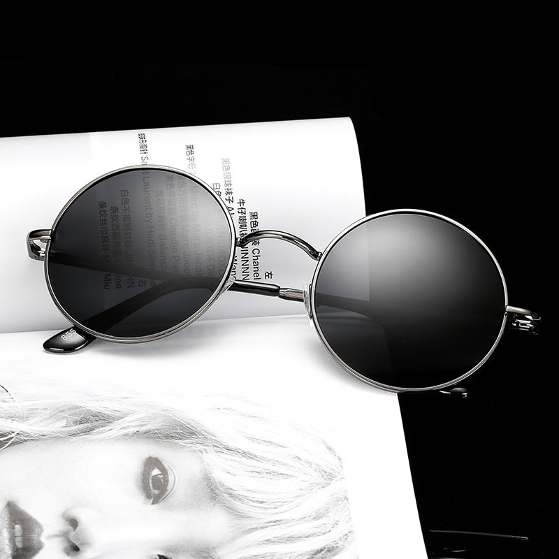 Retro Round Polarized Sunglasses for Men and Women