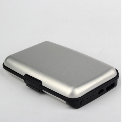 Innovative Metal RFID-Blocking Wallet with Power Bank