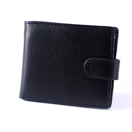 Men's Genuine Leather Wallet - Slim Business Card Holder