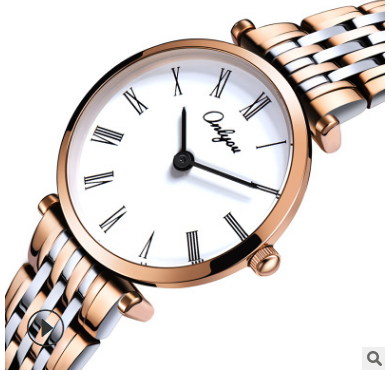 Couple's Steel Quartz Watch - Minimalist Slim Design