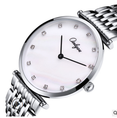 Couple's Steel Quartz Watch - Minimalist Slim Design