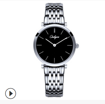 Couple's Steel Quartz Watch - Minimalist Slim Design