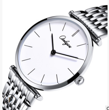 Couple's Steel Quartz Watch - Minimalist Slim Design