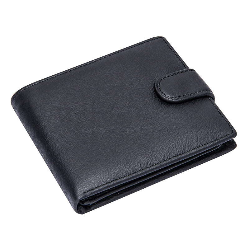 Men's Genuine Leather Wallet - Slim Business Card Holder
