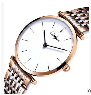 Couple's Steel Quartz Watch - Minimalist Slim Design