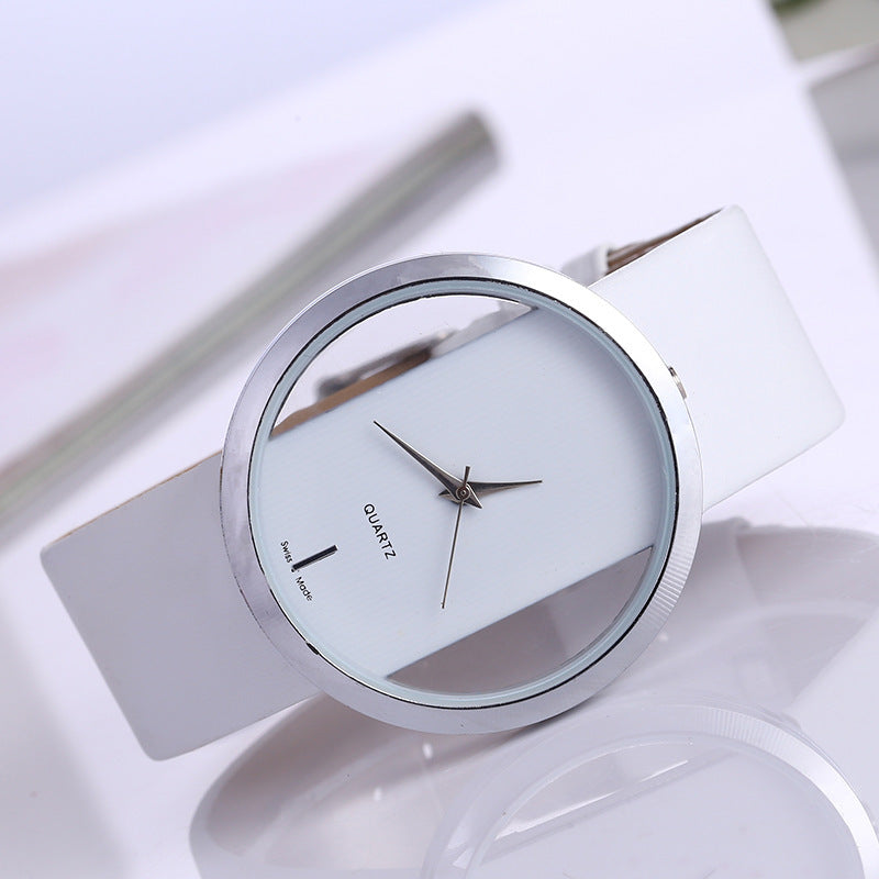 Minimalist Transparent Hollow Vintage Women's Quartz Watch